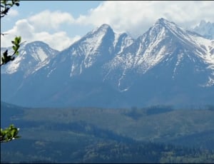 snow capped mountain ranges thumbnail