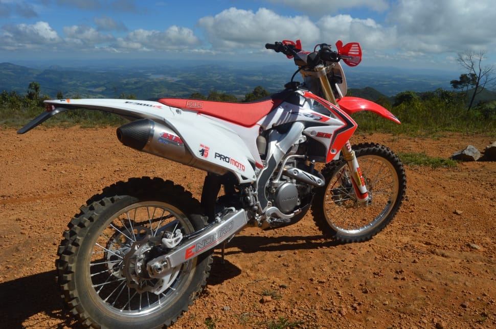 white red and black motocross dirt bike preview