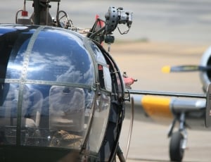 Helicopter, Windows, Alouette Iii, airplane, air vehicle thumbnail