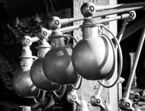 grayscale photography of metal equipment thumbnail