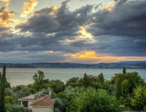Lake Garda, Italy, Landscape, Sunset, cloud - sky, sky thumbnail