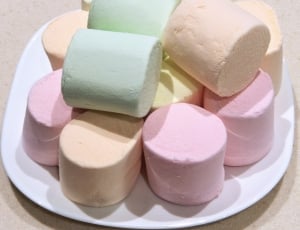 Jumbo Marshmallows, Fruit Flavor, Sweet, pink color, food and drink thumbnail