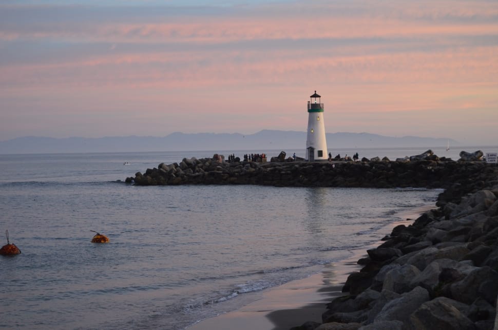 Lighthouse, Maritime, Evening, Harbor, lighthouse, direction preview