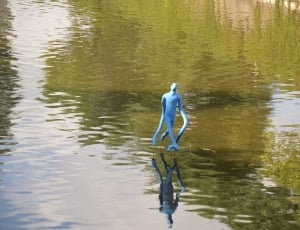 blue floating statuette thumbnail