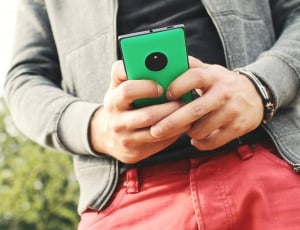 green smartphone case thumbnail