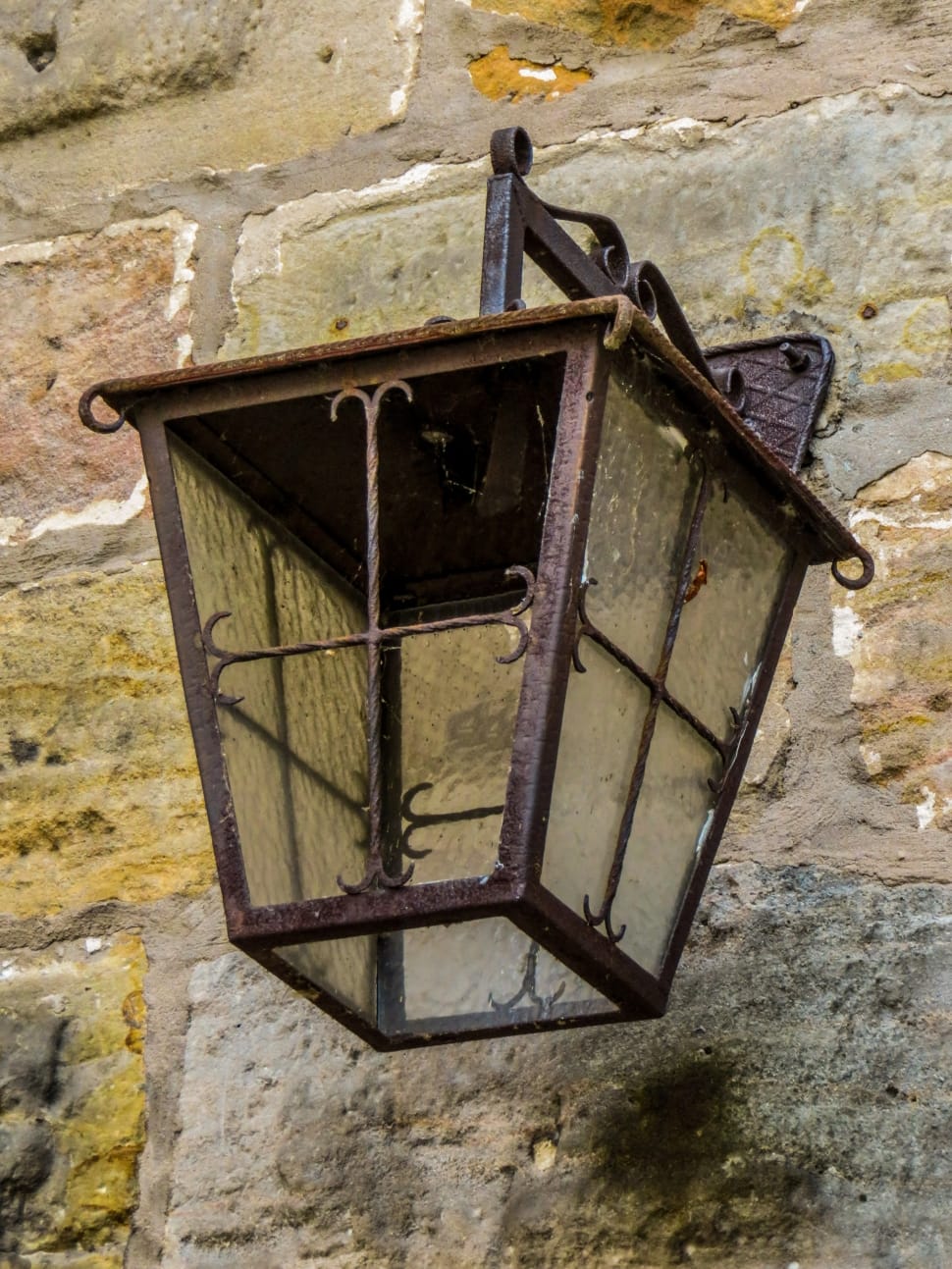 brown steel lantern frame preview