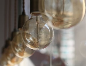 clear glass hanging bulbs thumbnail
