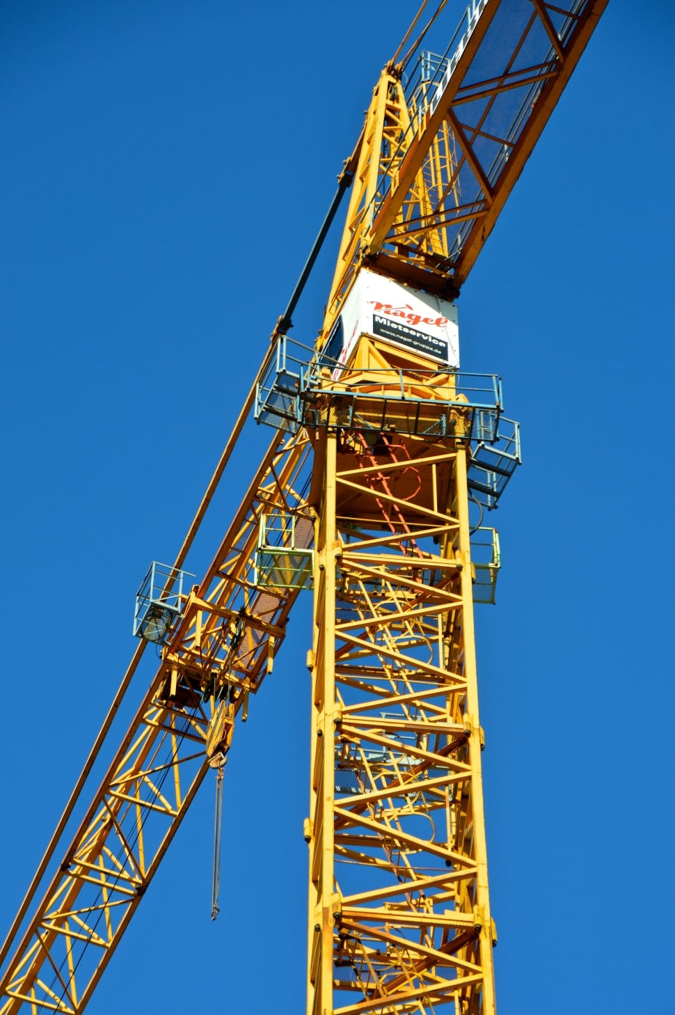 yellow construction crane preview