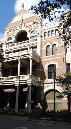Hotel, Driskill, Austin, Downtown, Texas, architecture, low angle view thumbnail