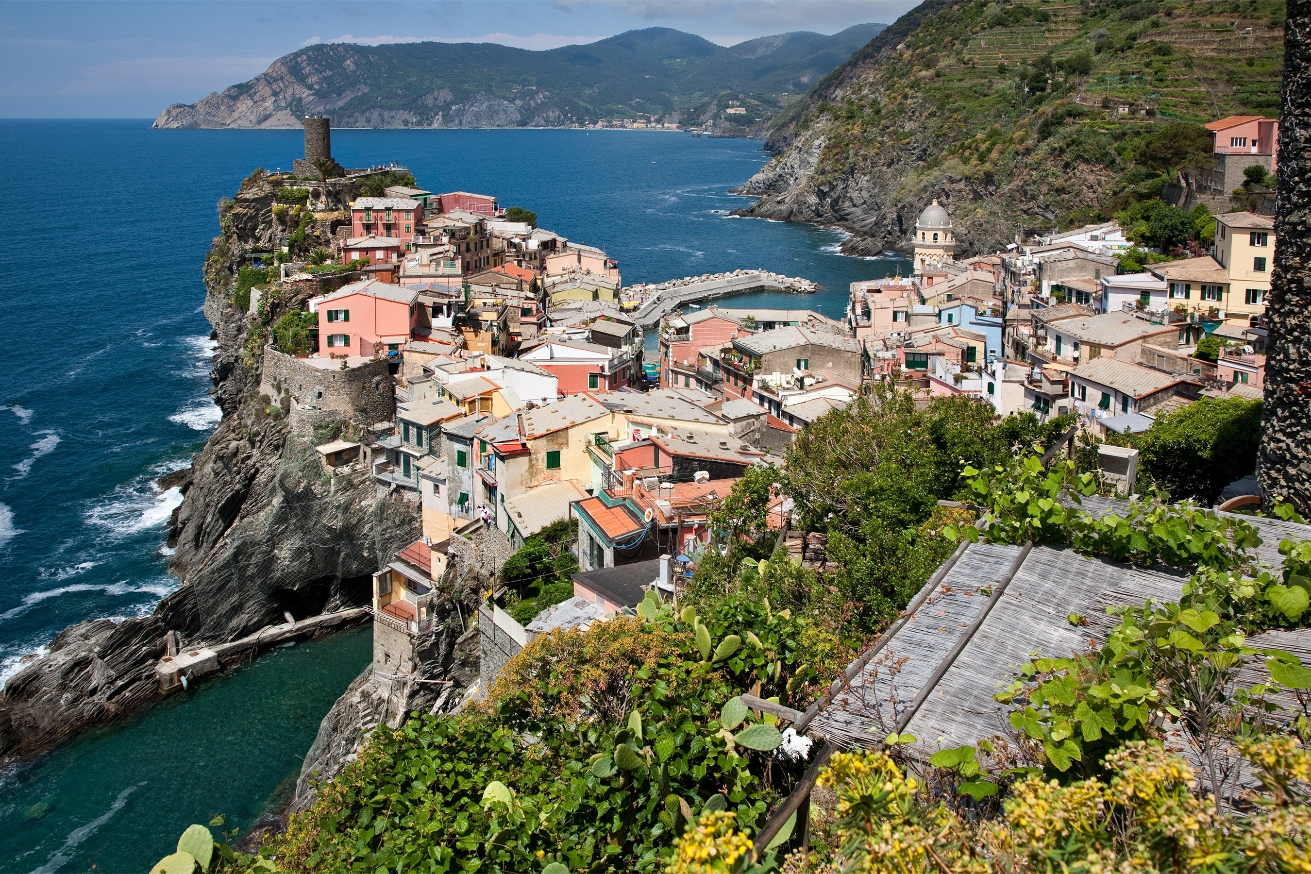 Cinque Terra, Liguria, Liguria Coastline, sea, architecture