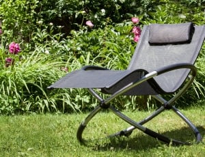 gray outdoor patio chair thumbnail