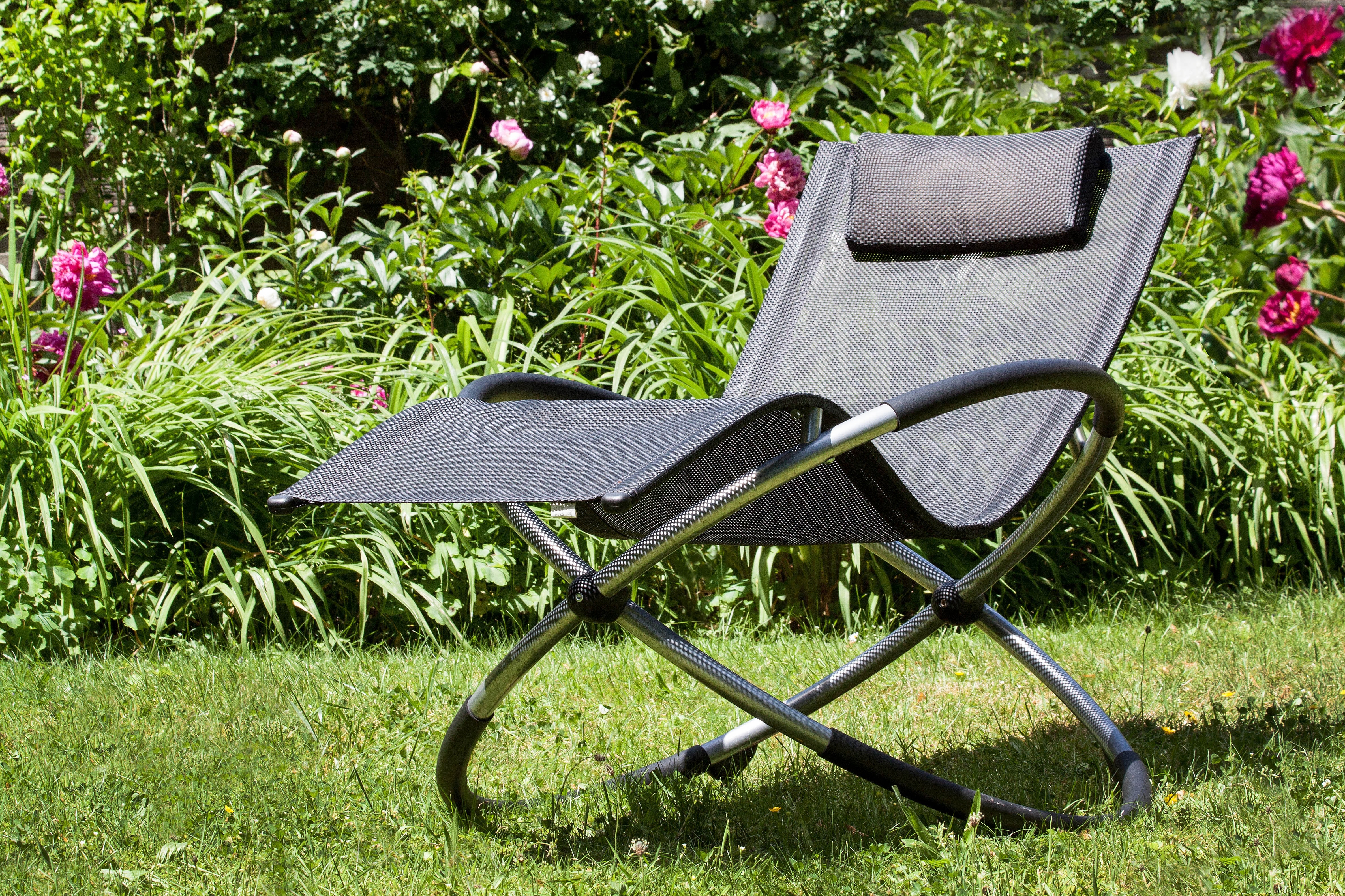 gray outdoor patio chair