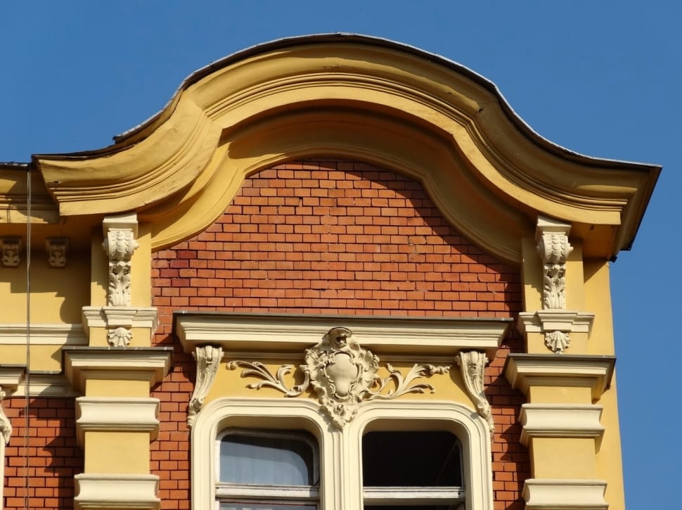 Poland, Gable, Bydgoszcz, Pediment, architecture, building exterior preview
