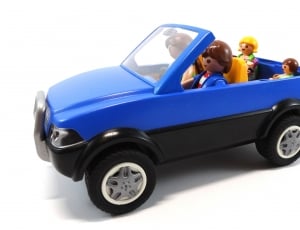 blue lego toy car thumbnail
