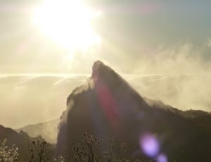 silhouette of mountain peak thumbnail