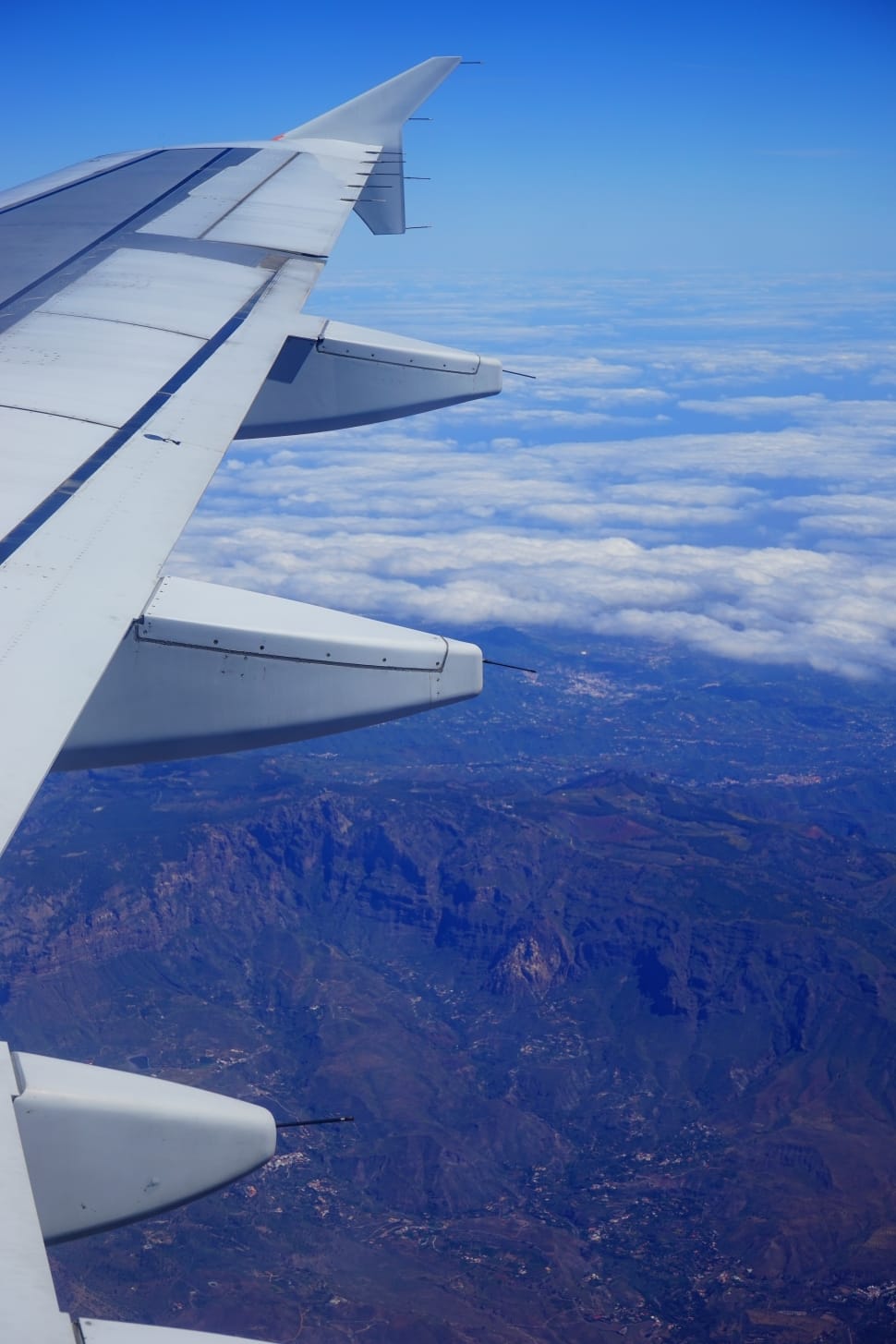 white airplane wing with winglet preview