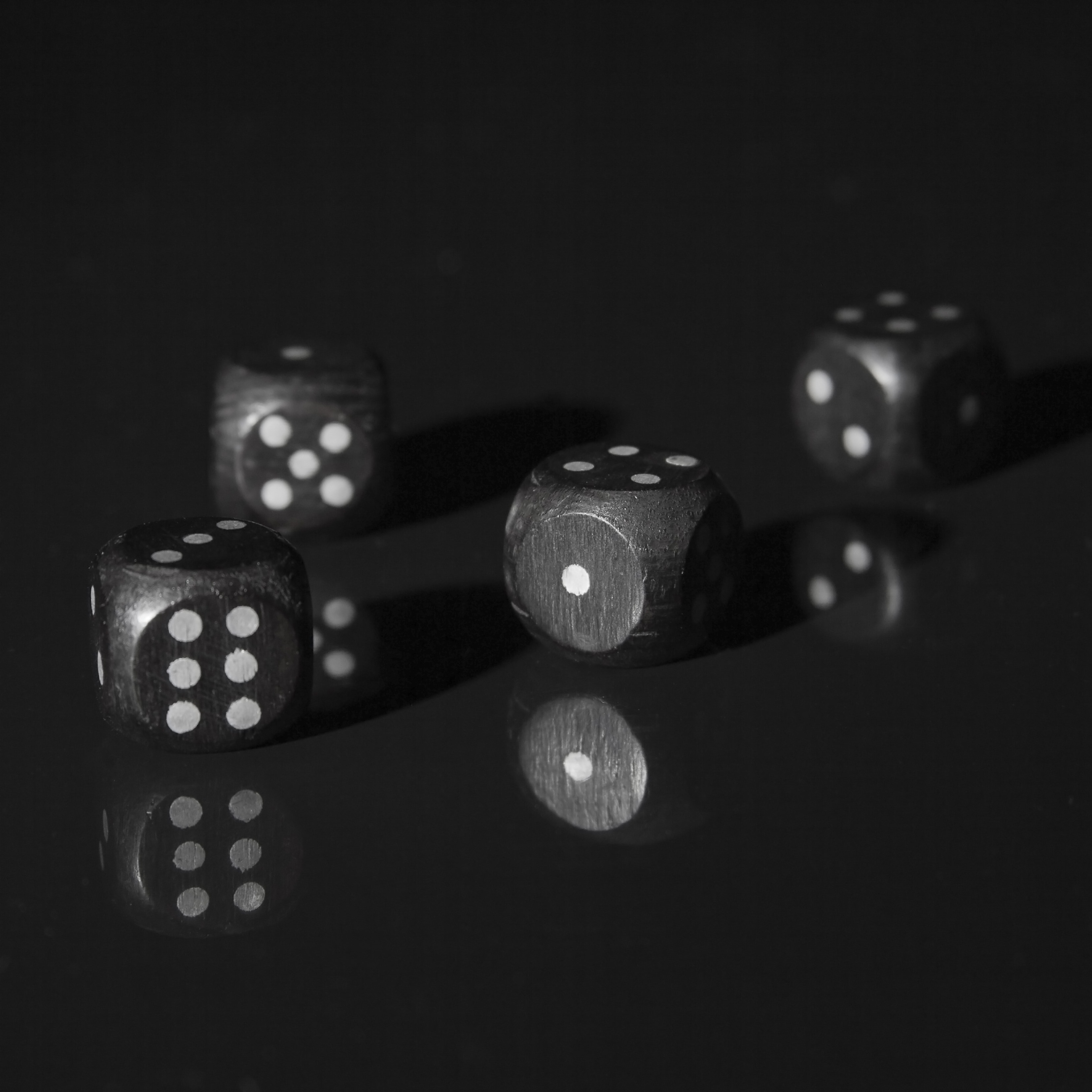 Number, Game, Dice, Random, Cube, Shadow, dice, night