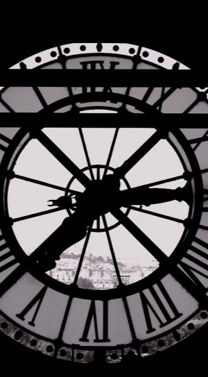 Clock, Paris, Time, Window, Notre Dame, clock, clock face thumbnail