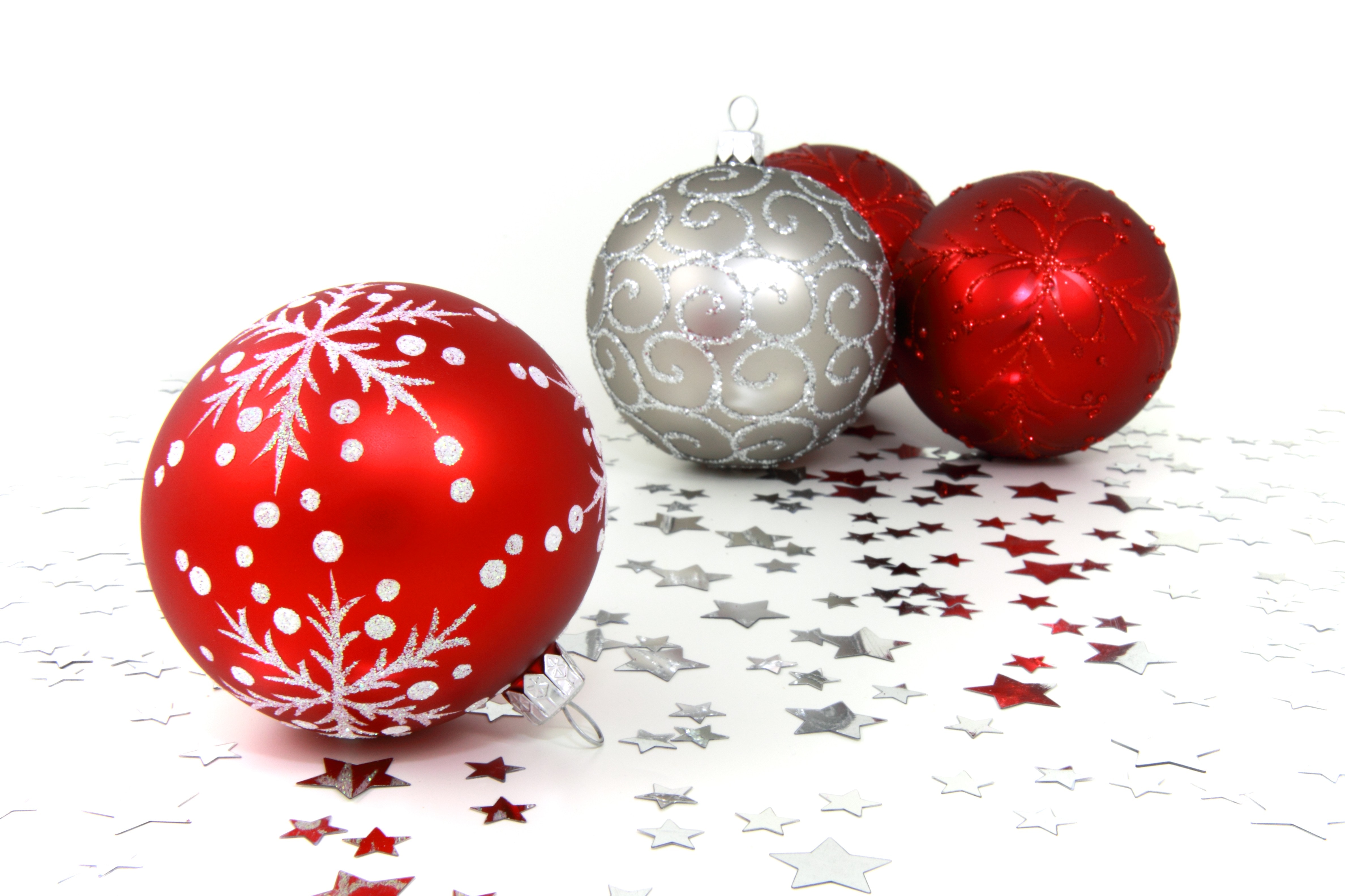Christmas, Balls, Baubles, Celebration, red, christmas