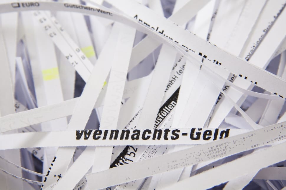 Weinnachts-Geld printed paper preview