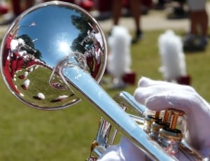Trumpet, Band, Uniforms, Performance, reflection, shiny thumbnail