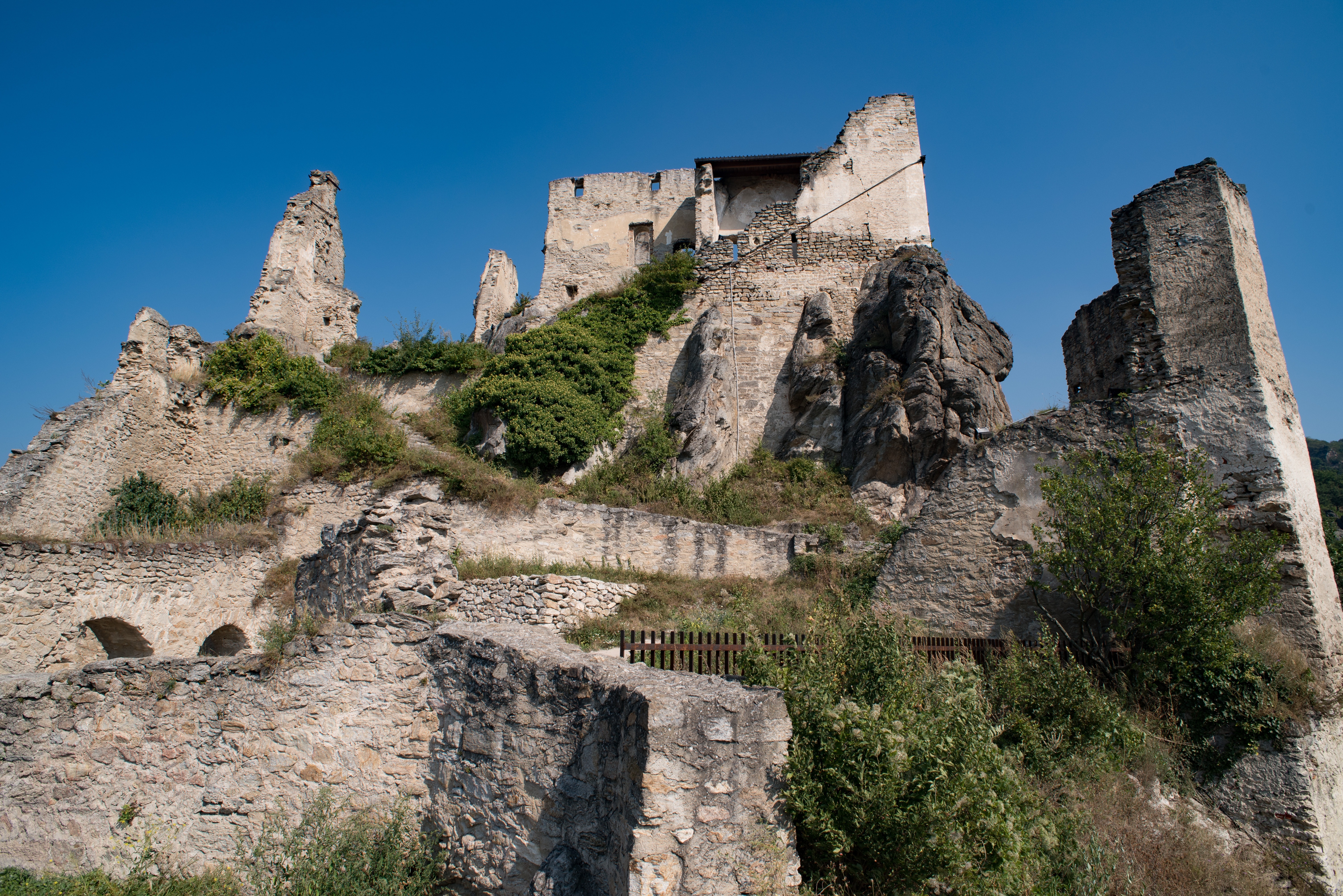 grey castle ruins