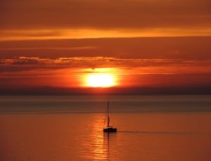 The Baltic Sea, Sailing, Sea, West, sunset, sea thumbnail