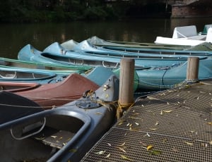 Boats, Autumn Mood, Pier, River, Holiday, nautical vessel, moored thumbnail