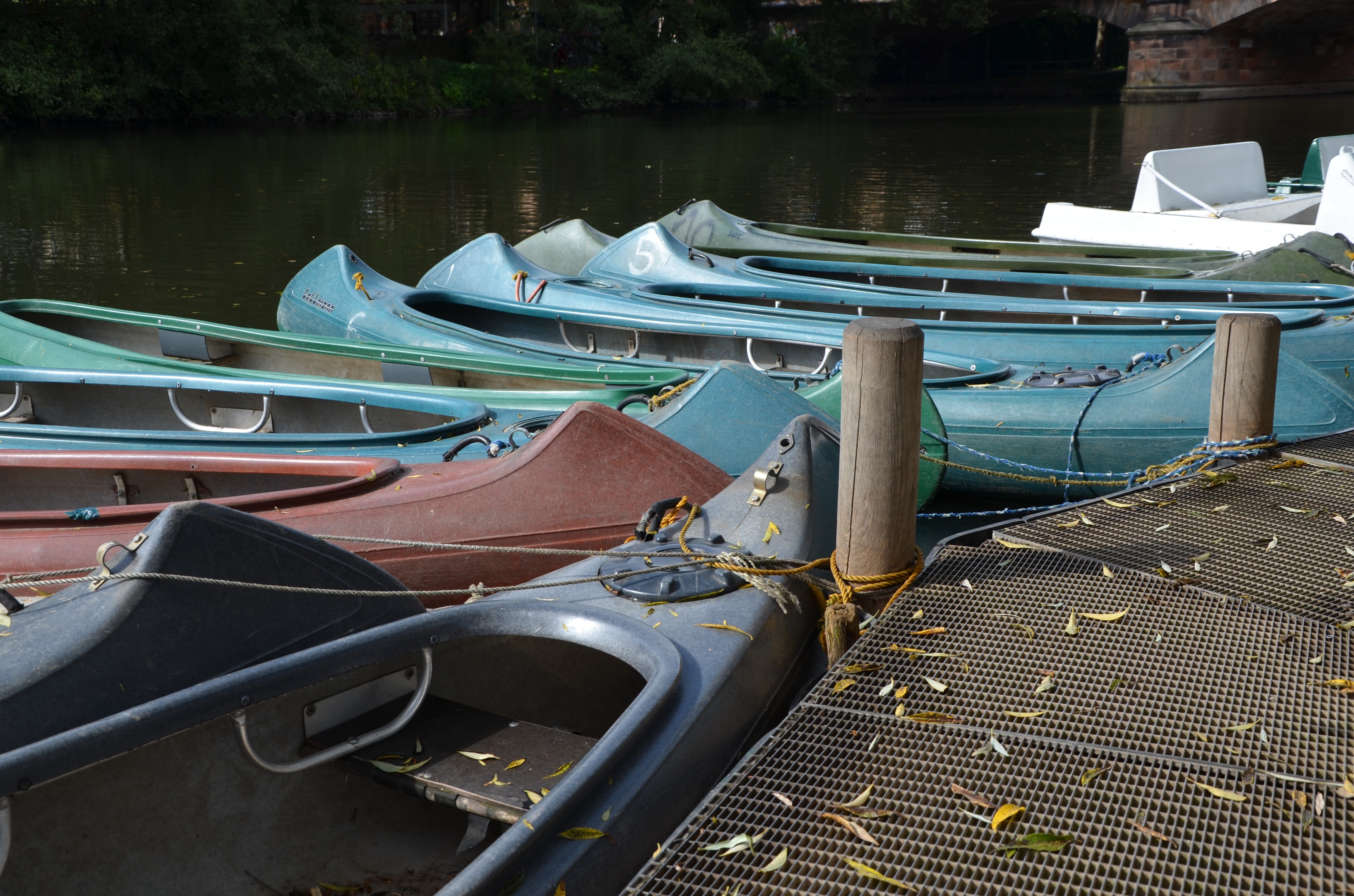 Boats, Autumn Mood, Pier, River, Holiday, nautical vessel, moored