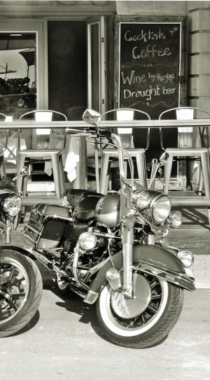 Chalk Board, Harley Davidson, Cafe, wheel, transportation thumbnail