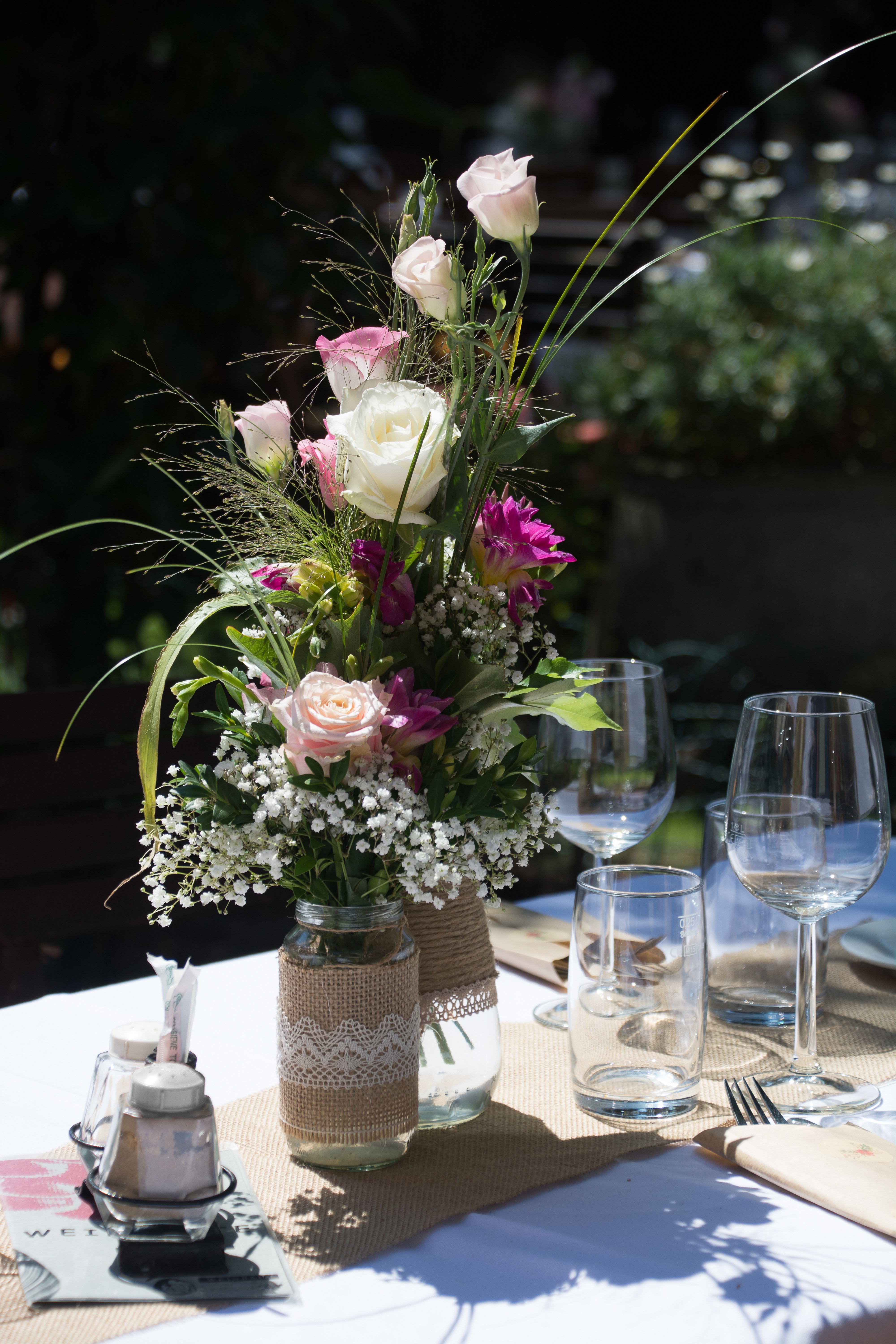 Bouquet, Birthday Bouquet, Sommerfest, flower, table