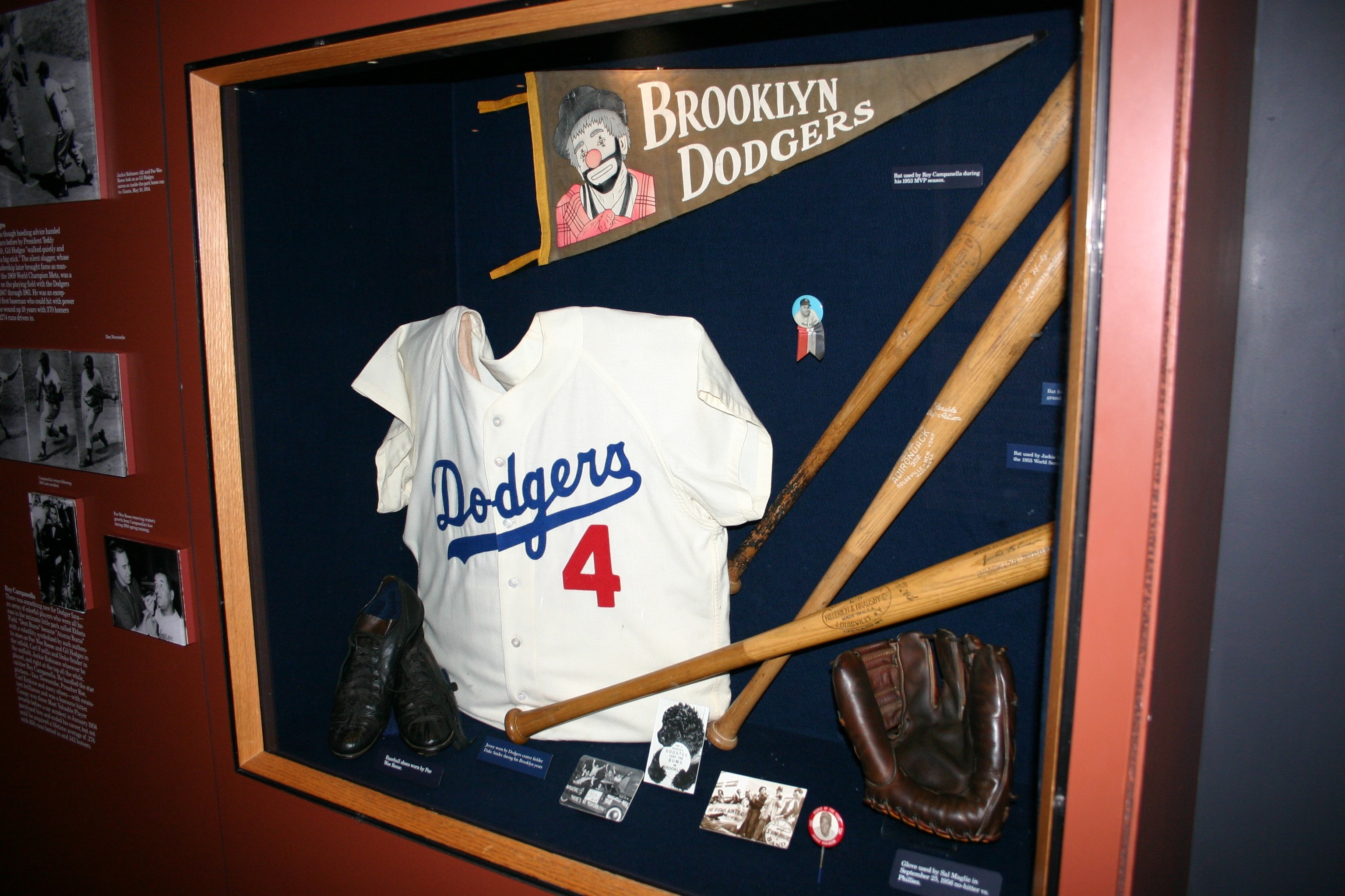 white and blue dodgers 4 baseball jersey