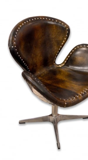brown wooden egg chair thumbnail