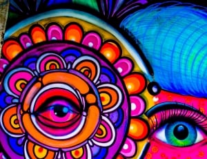Painting, Street, Art, Graphite, multi colored, rainbow thumbnail