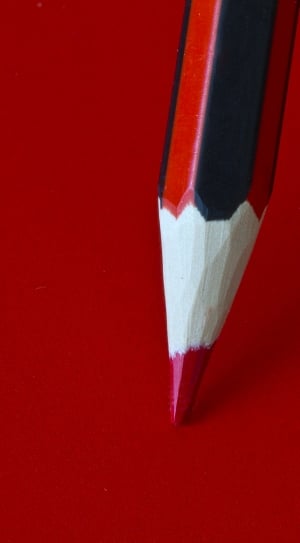 red and black pencil thumbnail