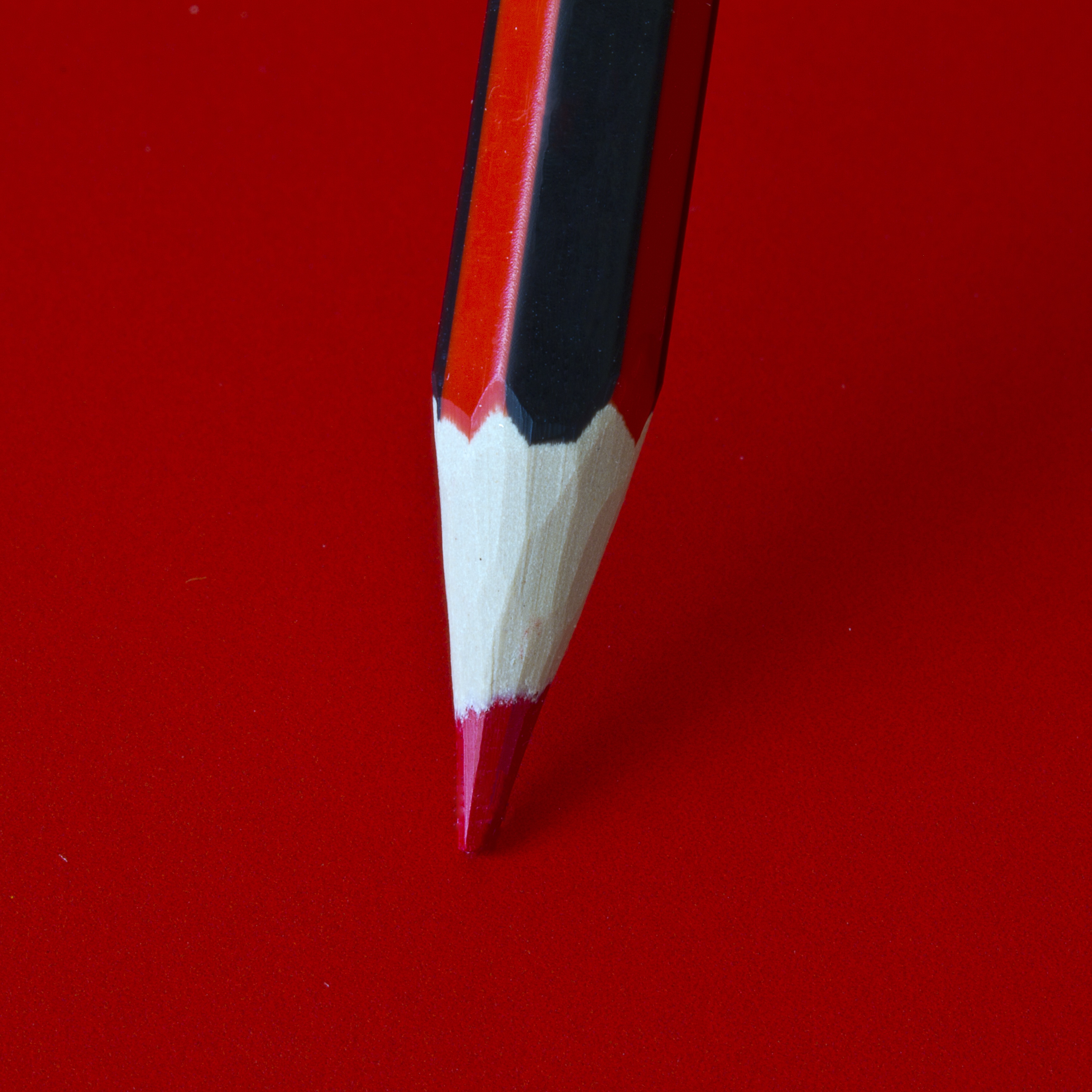 red and black pencil