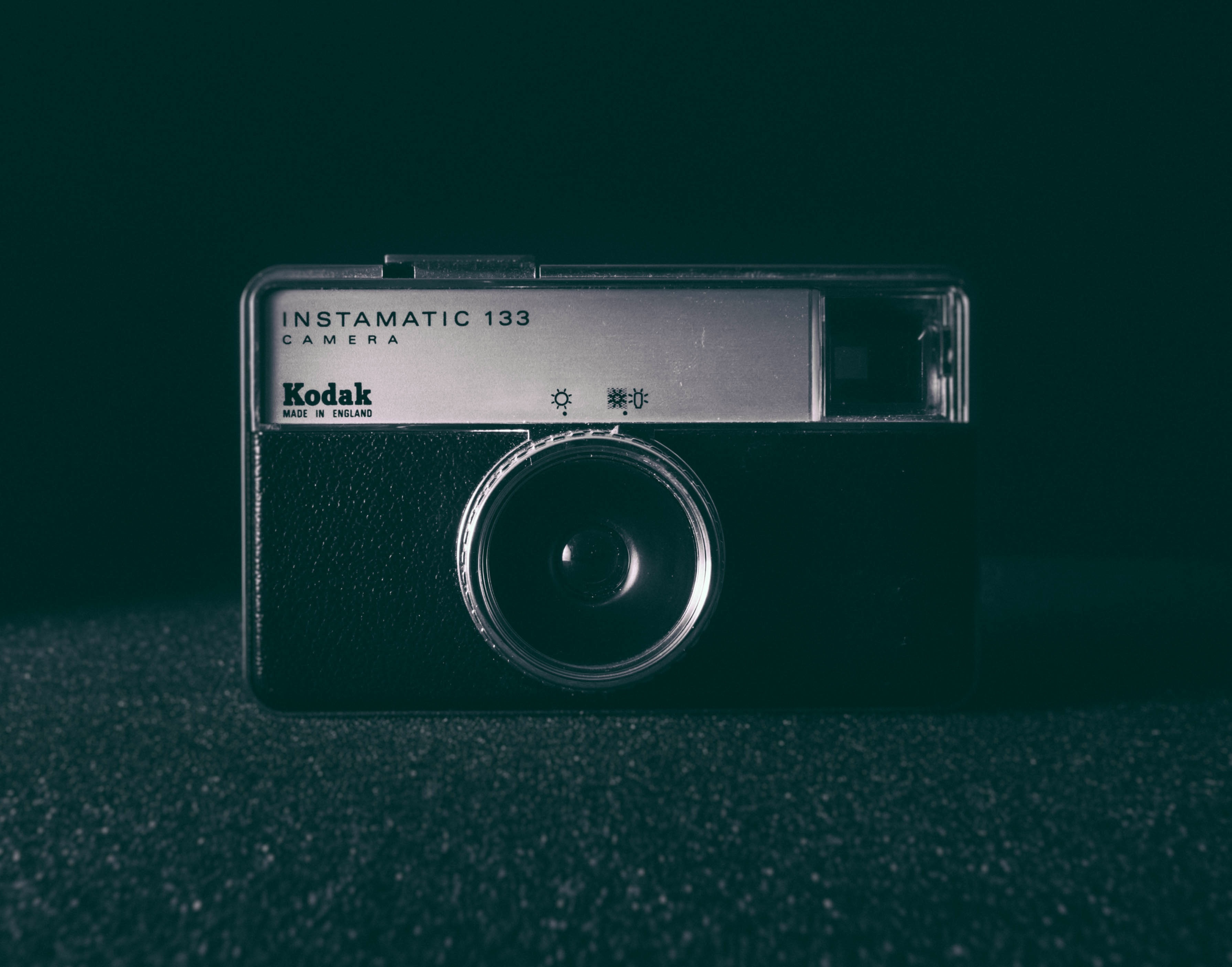 black kodak instamatic camera