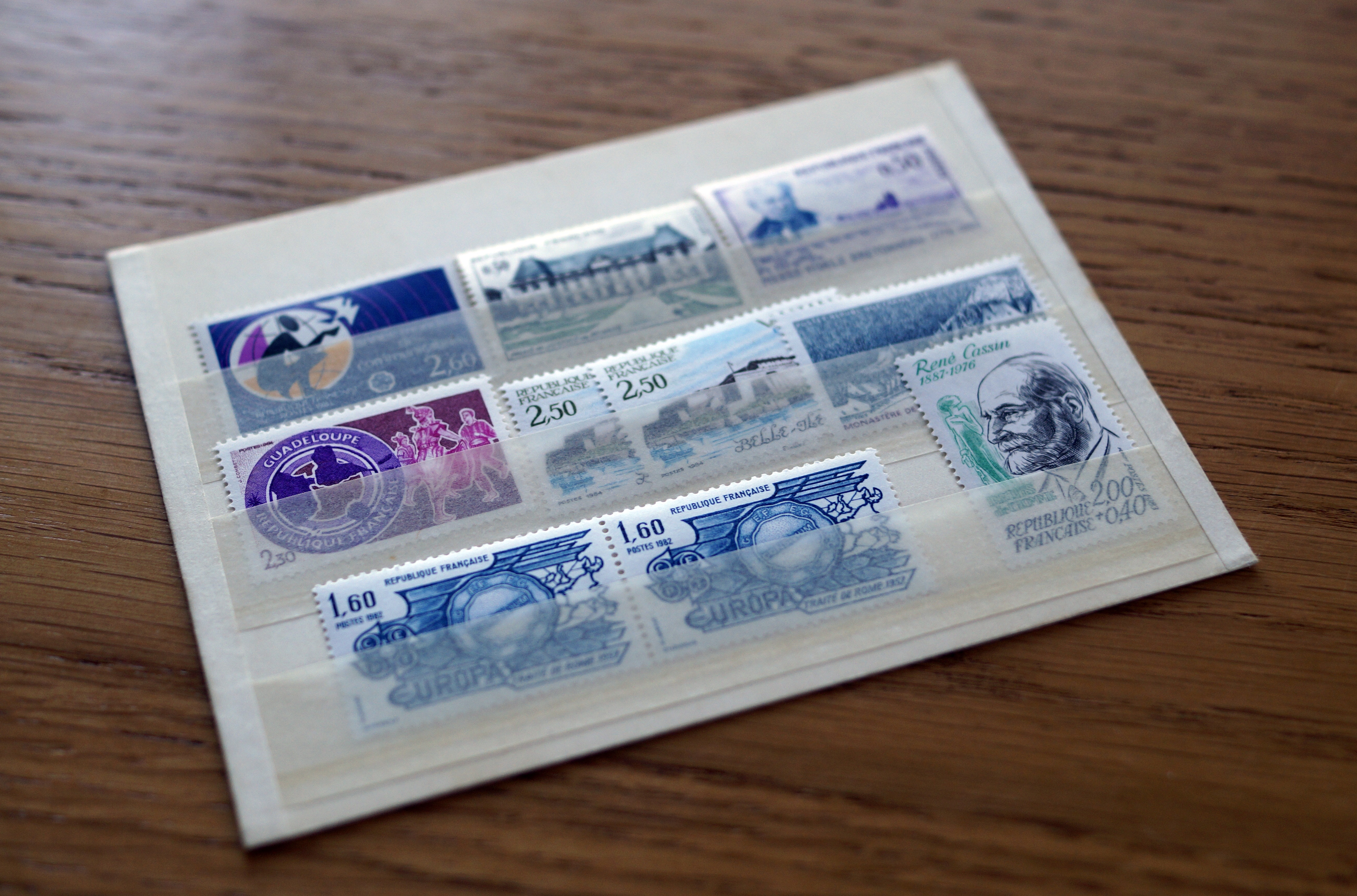 Stamps, Collection, Philately, indoors, paper currency