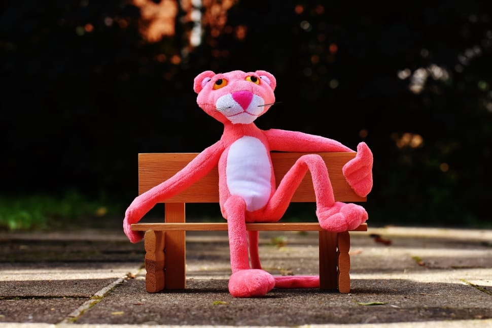 Pink sales panther teddy