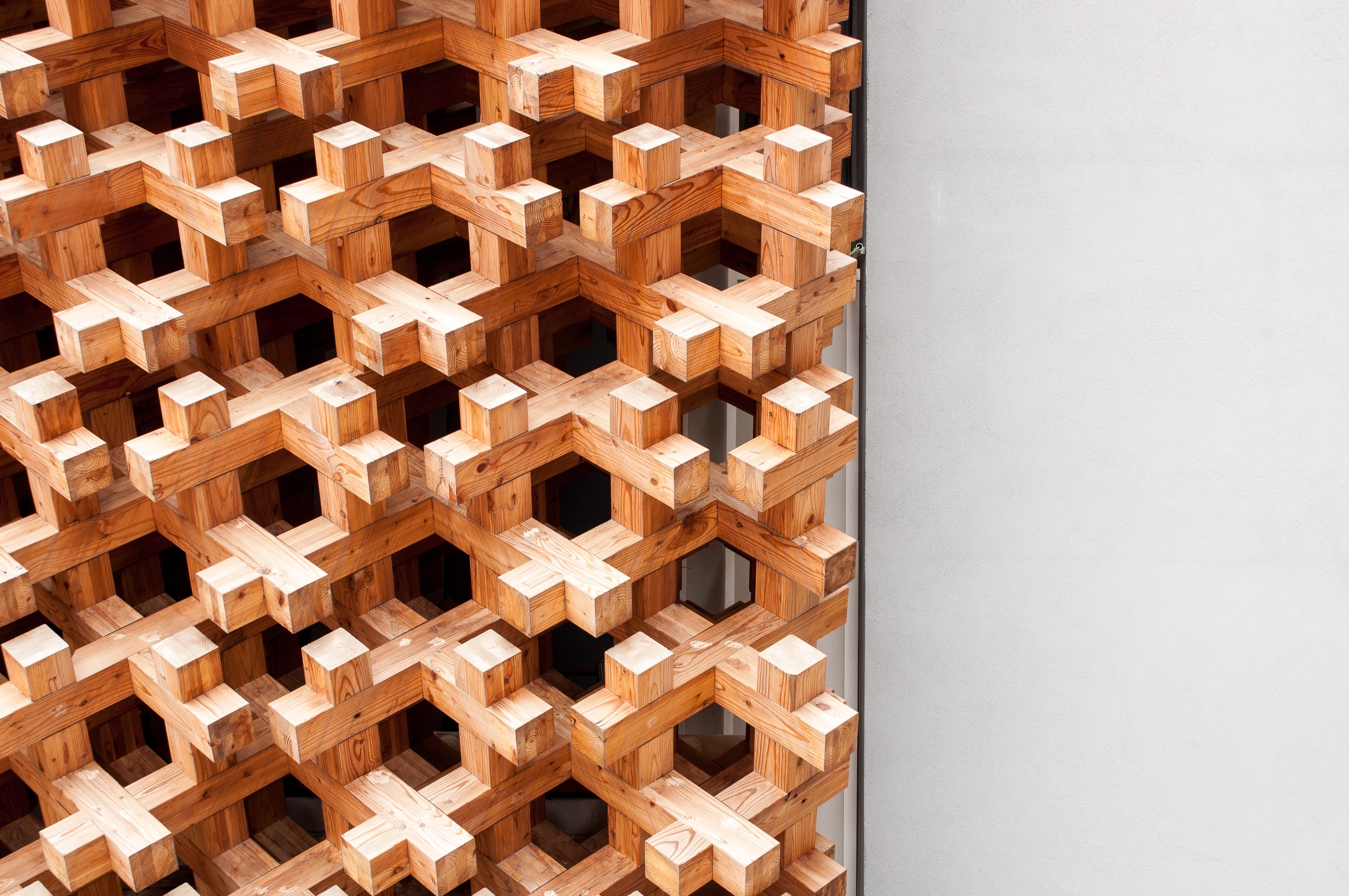 brown wooden blocks formation
