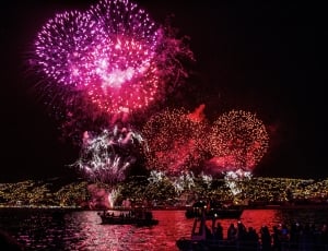 fireworks during nighttime thumbnail