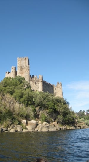 green trees and gray structural castle thumbnail