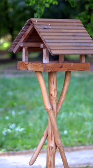 brown wooden birdhouse thumbnail