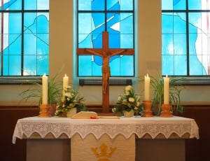 Altar, Religion, Jesus, Cross, Church, window, indoors thumbnail
