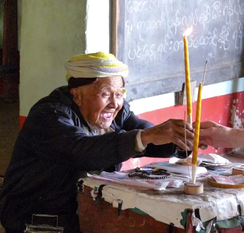 Burma, Temple, Old Man, Culture, Myanmar, senior adult, adult preview