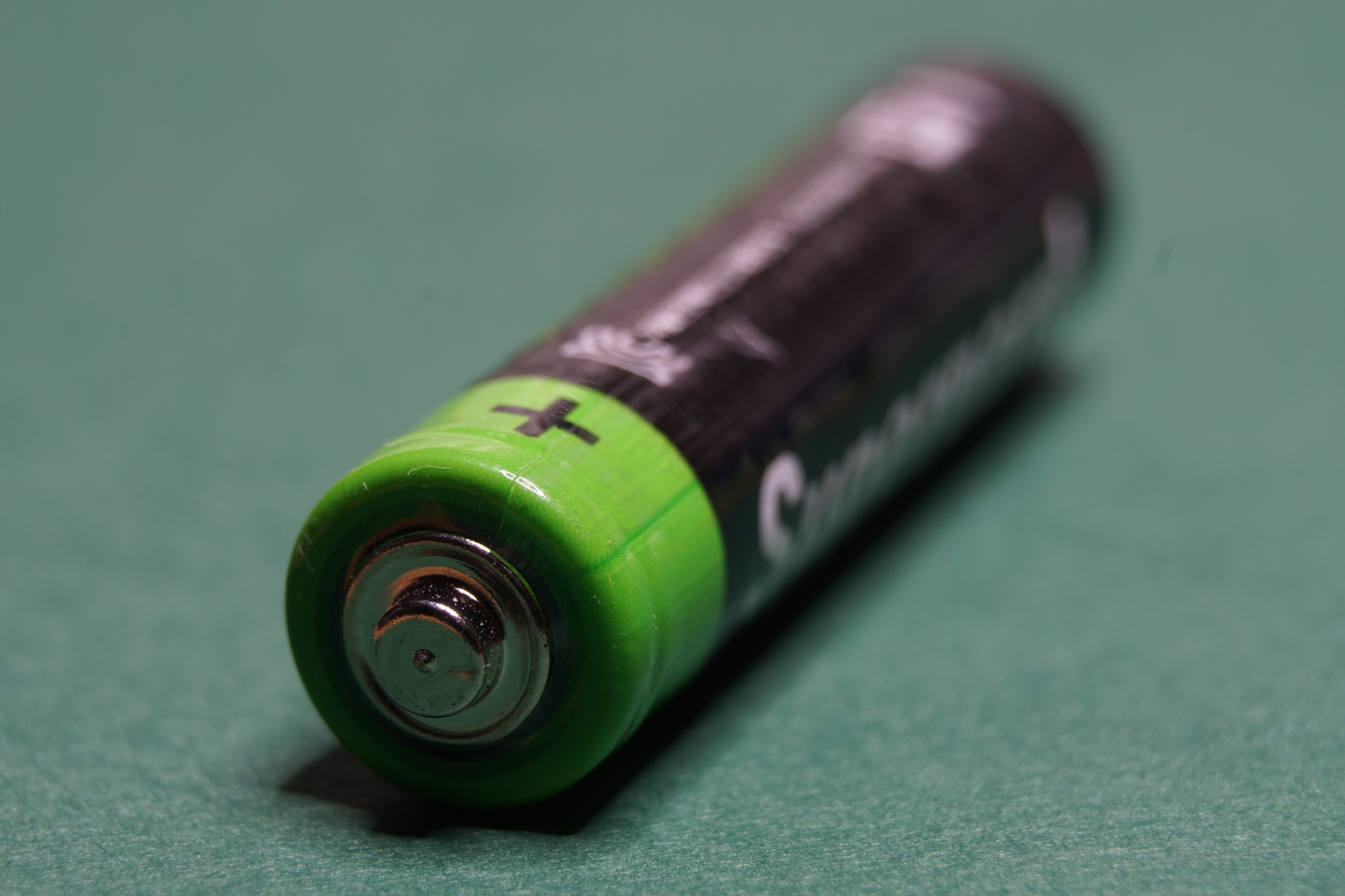 black and green battery