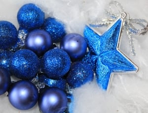 Decoration, Christmas, Star, Jewellery, blue, celebration thumbnail