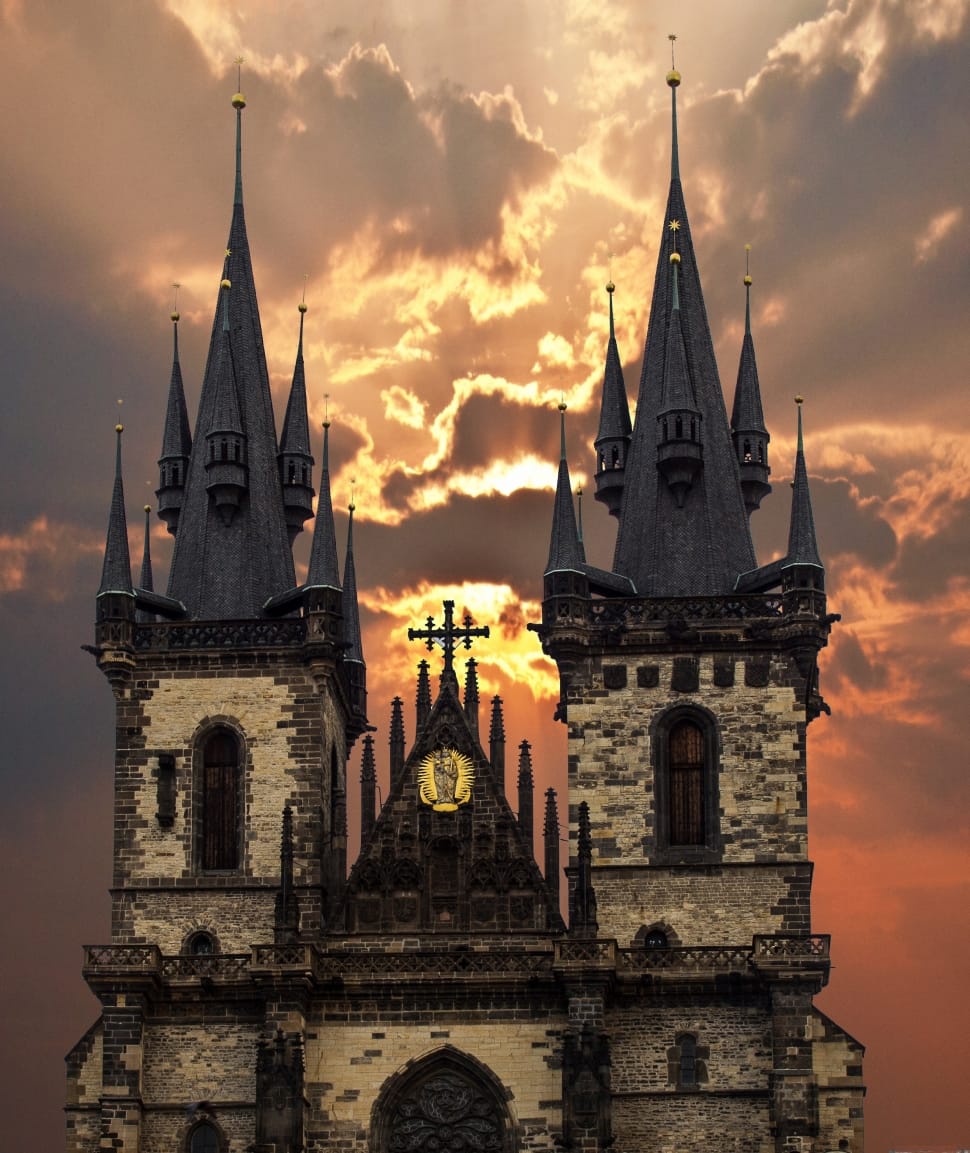 Czech Republic, Churches, Prague, sunset, architecture preview