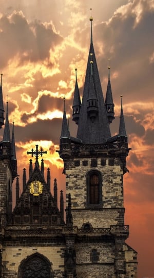 Czech Republic, Churches, Prague, sunset, architecture thumbnail