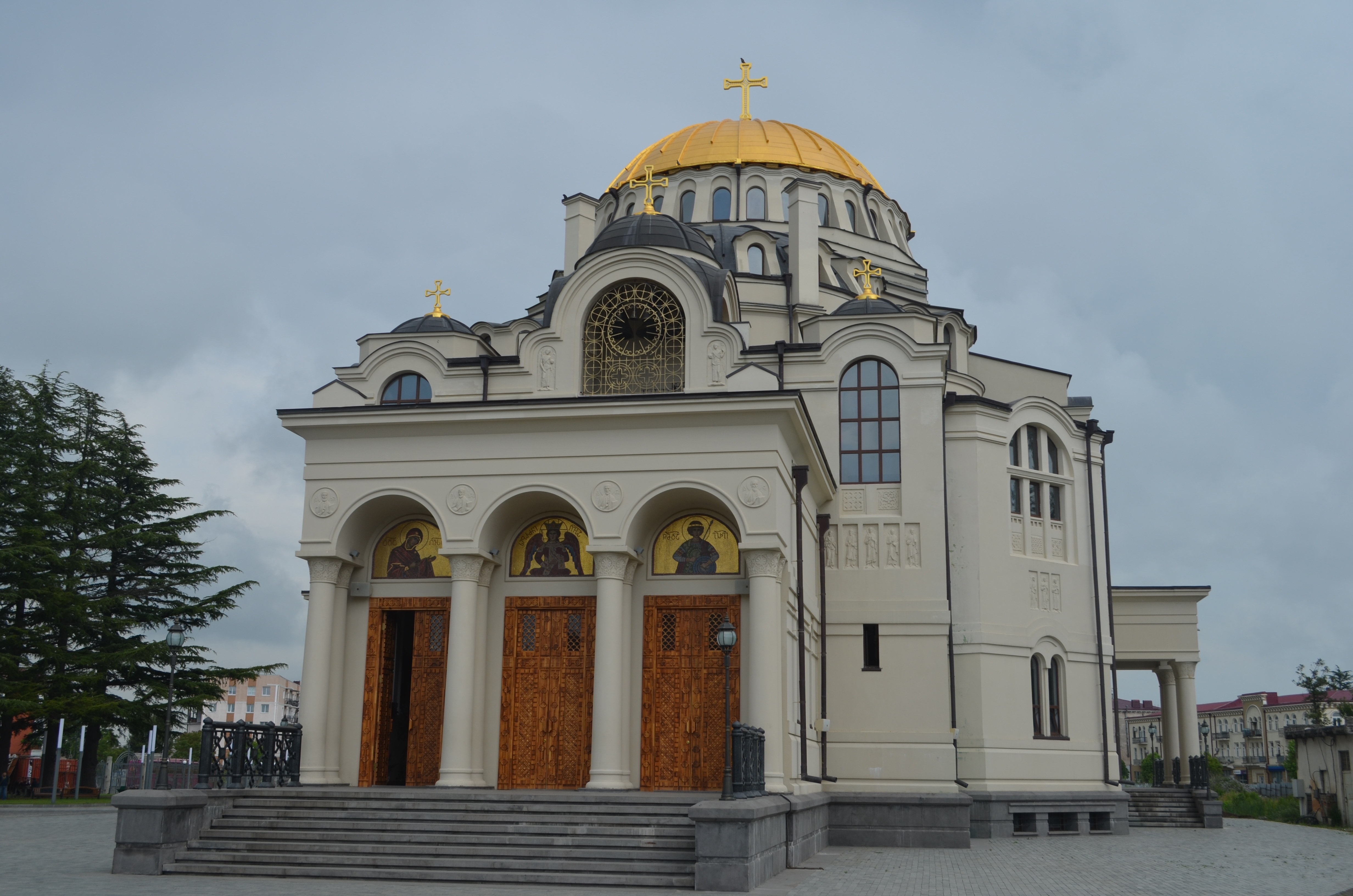 gold domed church